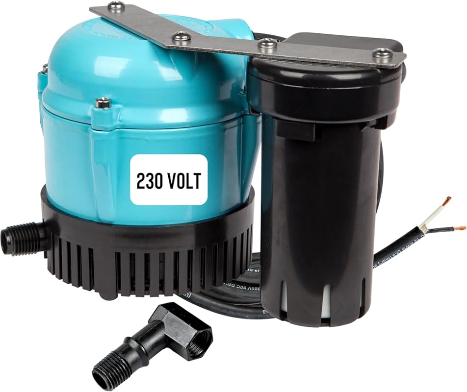 Little Giant 1-ABS 230-volt, 50/60 Hz, 1/150 HP, 205 GPH Automatic Sha