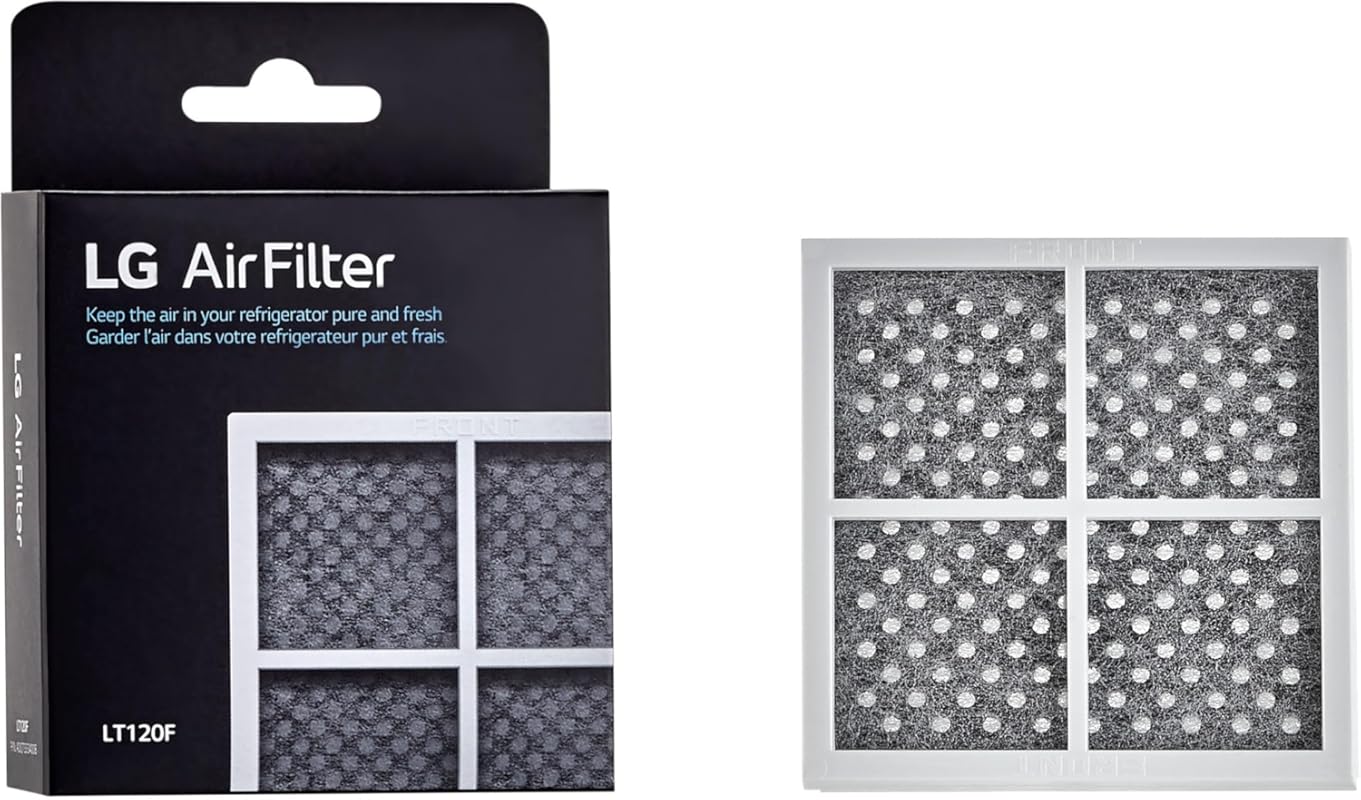 LG 6 Month  Replacement Refrigerator Air Filter, 1 Count , White