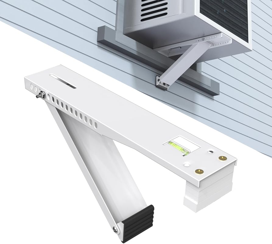 Universal Window AC Bracket Supports Units up to 85 lbs and 12,000 BTU