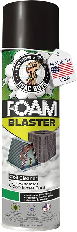 Foam Blaster Air Conditioner Coil Cleaner for AC Units, No Rinise, Citr