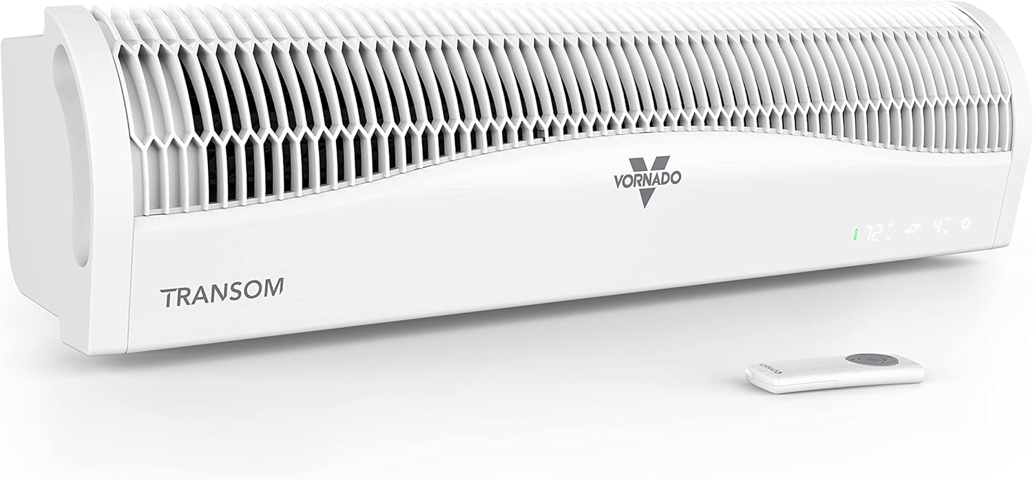 Vornado Transom Window Fan with 4 Speeds, Remote, and Reversible Exhau