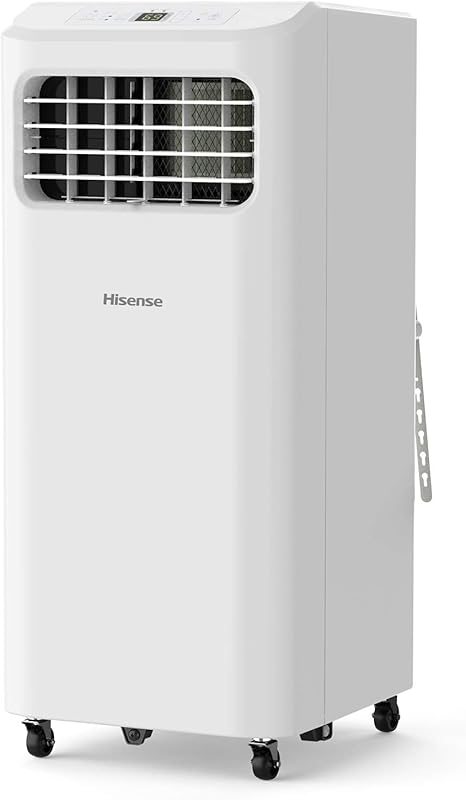 Hisense 6,000 BTU Portable Air Conditioner: Ideal for Small Rooms up t