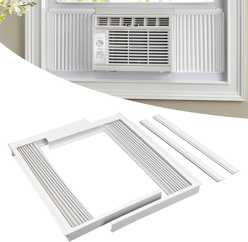 Forestchill Window Air Conditioner Side Panel with Frame, Room AC Acco