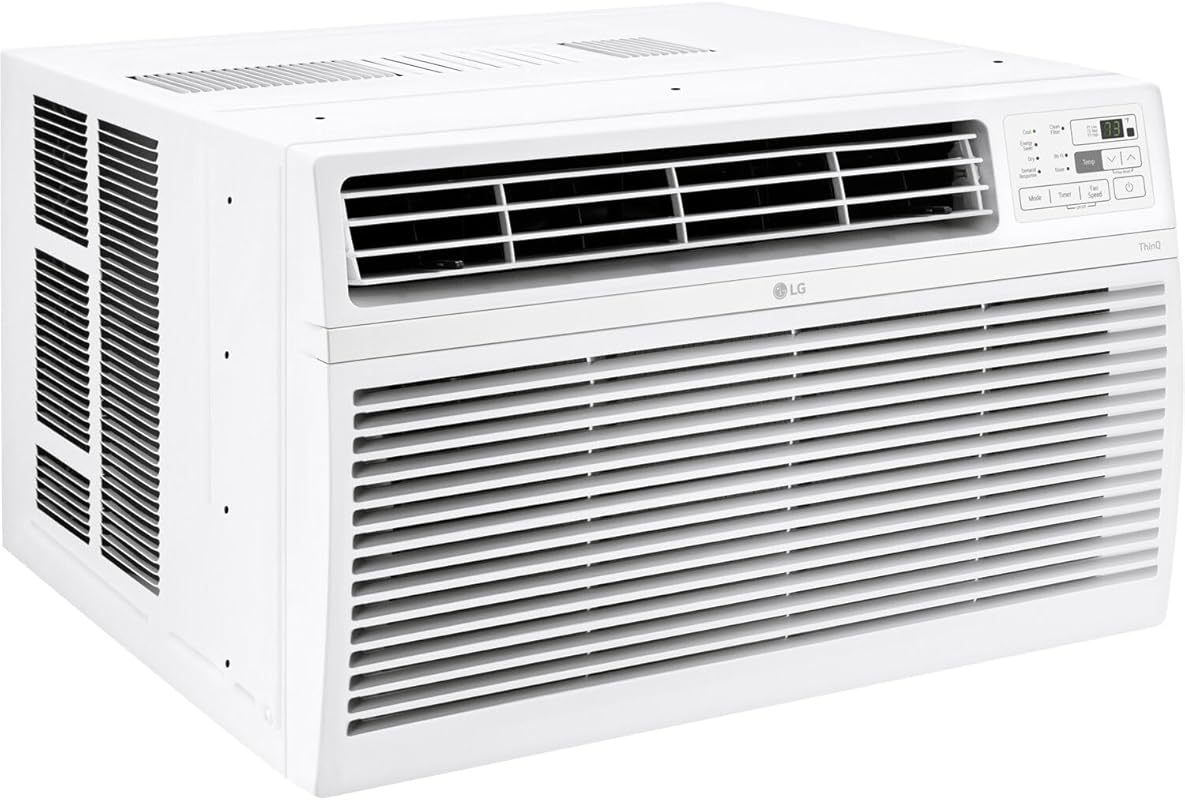 LG 14,000 BTU Smart Window AC Unit with Wi-Fi, Remote, and Washable Fi