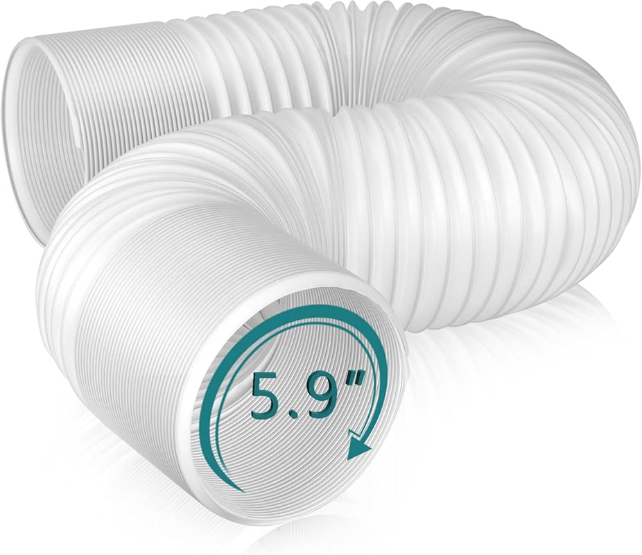 Universal LG Portable Air Conditioner Exhaust Hose, 5.9 Inch, 80 Inch,