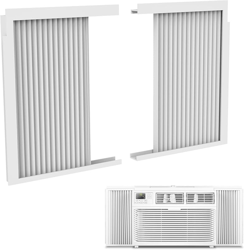 Mxclimate Window Air Conditioner Side Panels with Frame,Window AC Acco