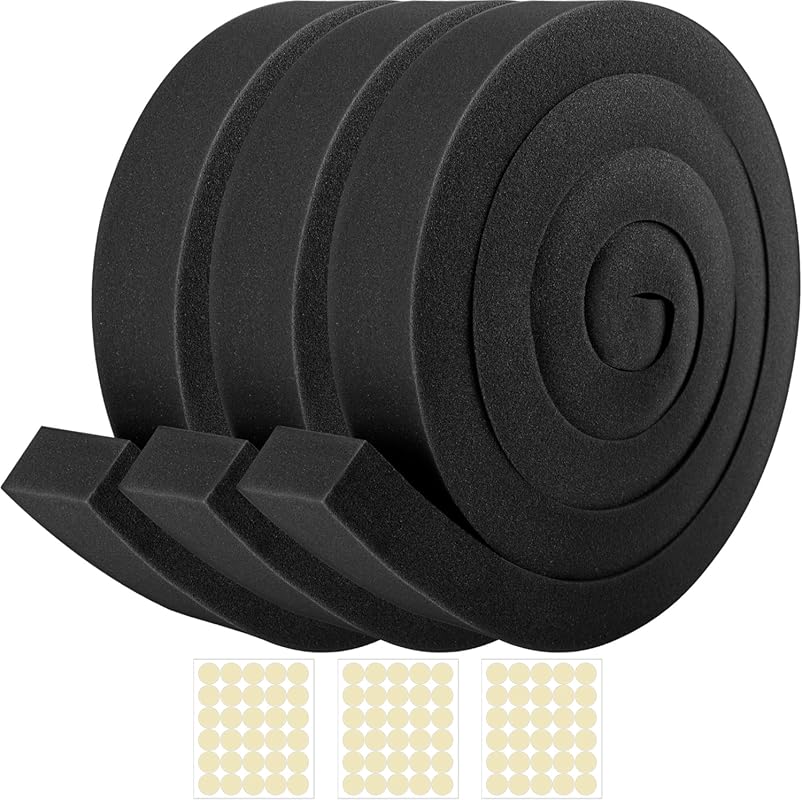 Non-Adhesive Foam Seal Strip for Air Conditioner, Door, and Window, 3 