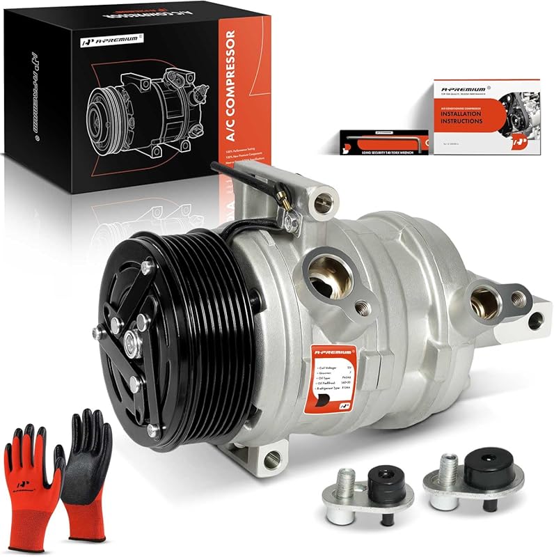 A-Premium Air Conditioner AC Compressor with Clutch Compatible with Ni