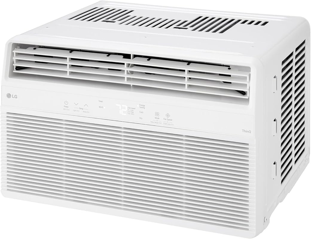 LG 8,000 BTU Smart Window Air Conditioner with Dehumidifier, 115V, Win