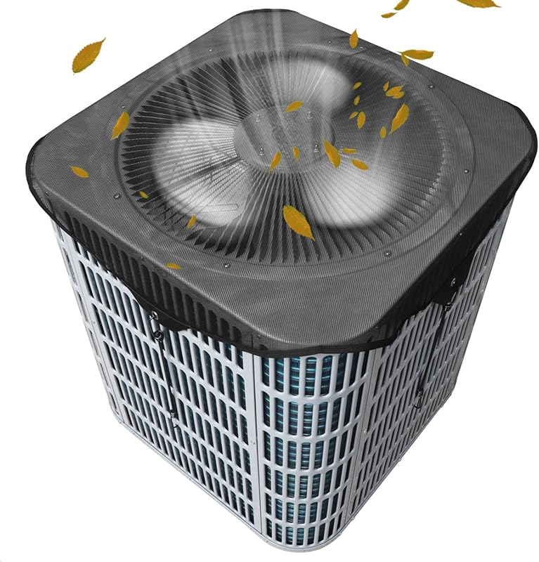 Breathable Mesh AC Cover for Outside Units, 28x28 Inches, Winter Prote