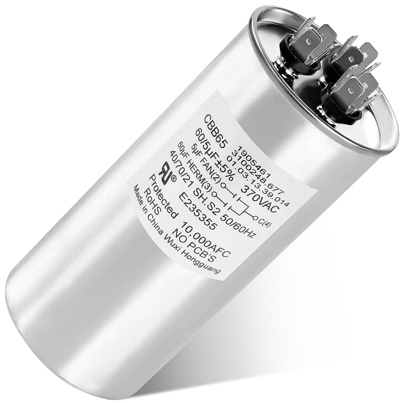 Fits for Dometic 3312195.000 Air Conditioner RV AC Motor Capacitor 60/