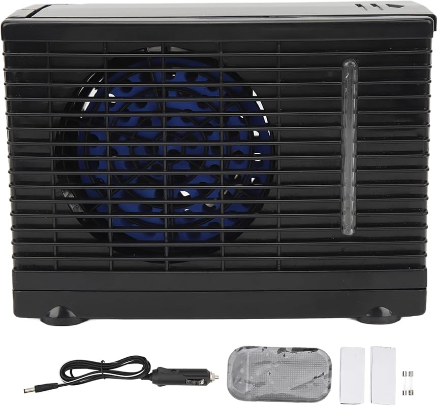 Alvinlite Car Air Cooler, 2 Speed Adjustable Portable DC12V Mini Air C
