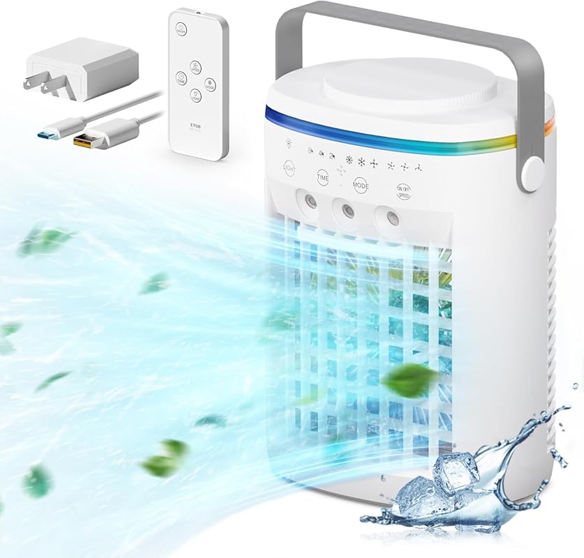 Portable Air Conditioner, Evaporative Air Cooler, 2