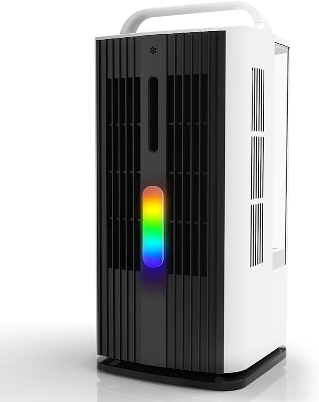 Compact Air Conditioner for Arizona Homes: 1700ml Tank, 120° Oscillati