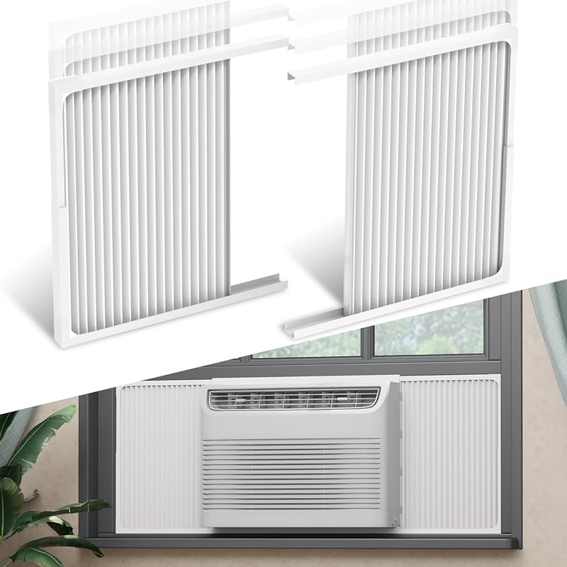 LG Adjustable Window AC Side Panels and Frame for 5,000 to 14,000 BTU 