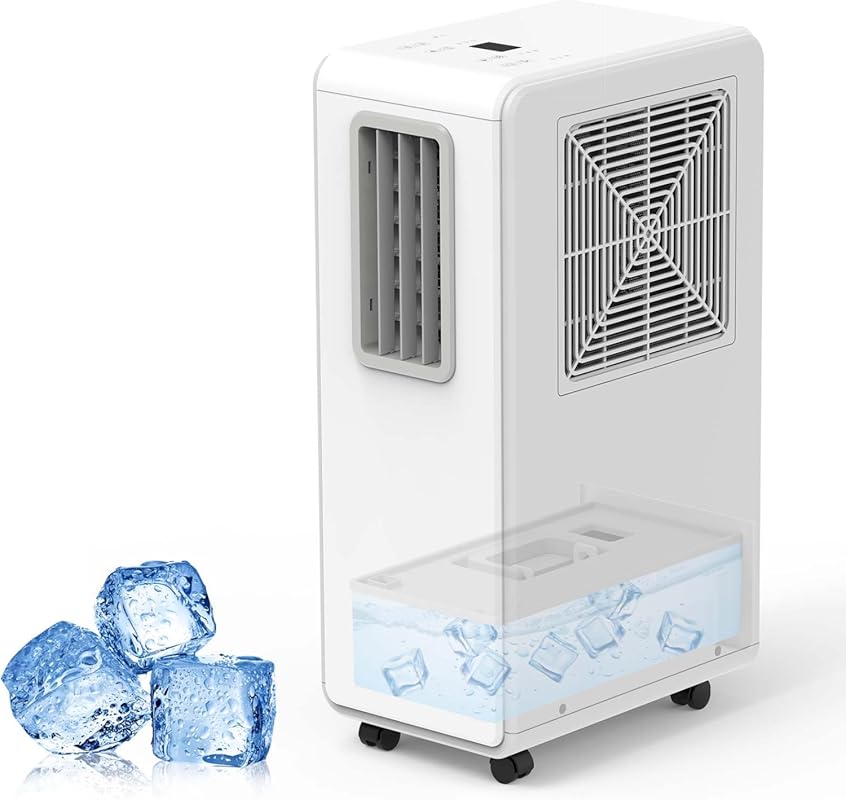 Portable Air Conditioners No Window, 1800BTU Windowless AC Unit for Be