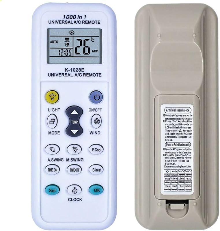 Universal AC Remote Control Compatible with LG, Haier, Sharp, and Othe