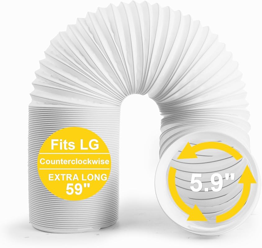 LG Portable AC Replacement Exhaust Hose, 5.9