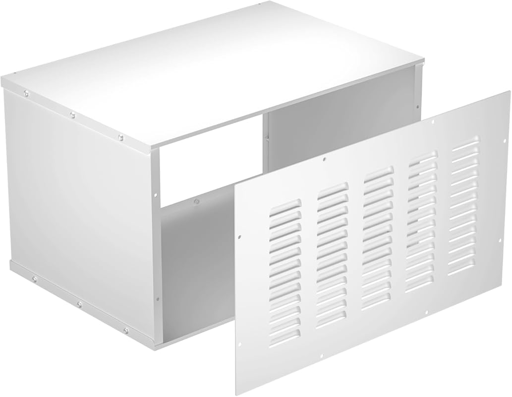 Upgraded PTAC Wall Sleeve, 26.1”L x 15.5“W Metal Wall Sleeve with Exte