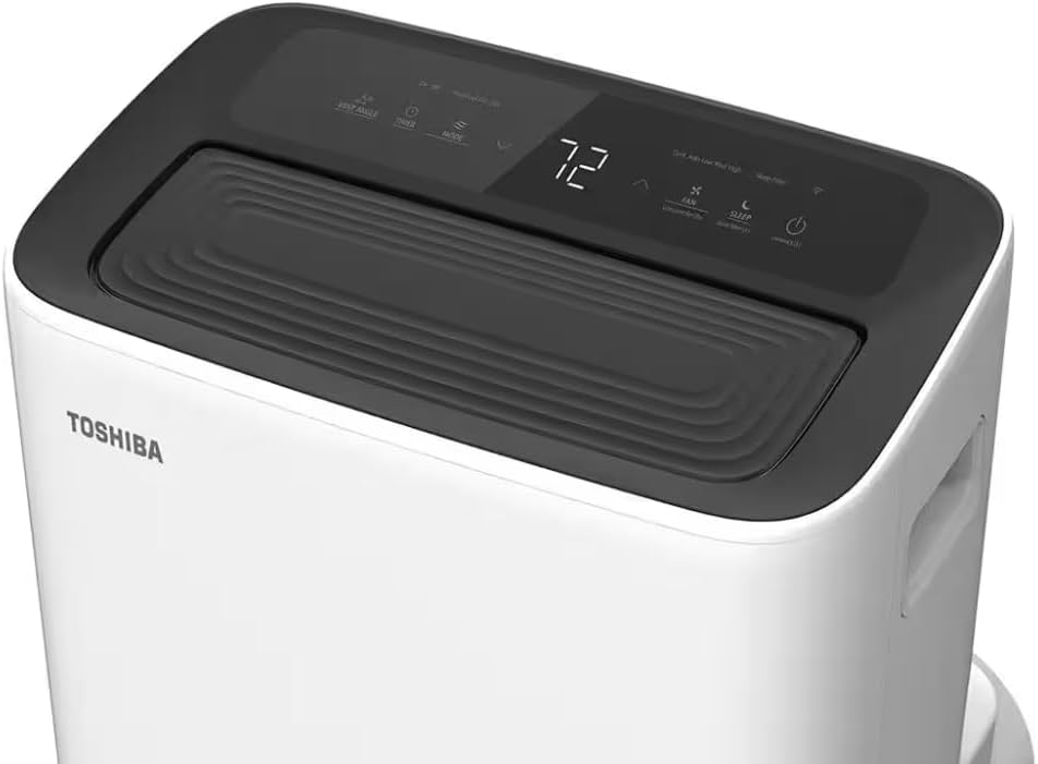 Toshiba 8,000 BTU Smart Wi-Fi Portable AC for Rooms up to 350 Sq Ft, R