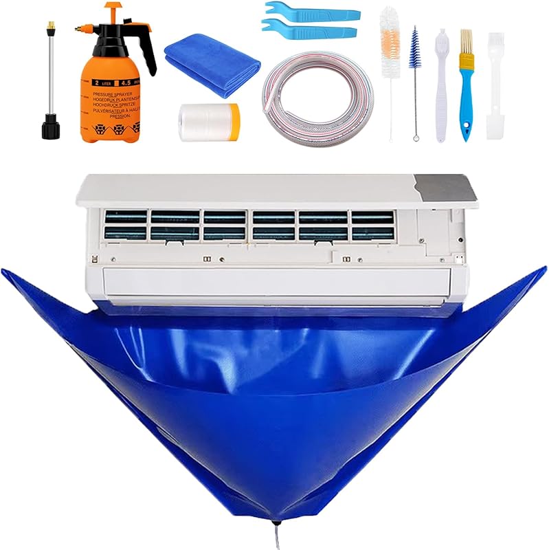 BOJACK Mini Split Cleaning Bag Kit with 2L High Pressure Sprayer, Air
