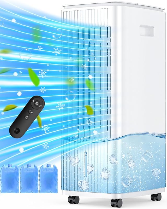 Top-Rated Windowless Air Conditioner with Dual Tanks and 90° Oscillati