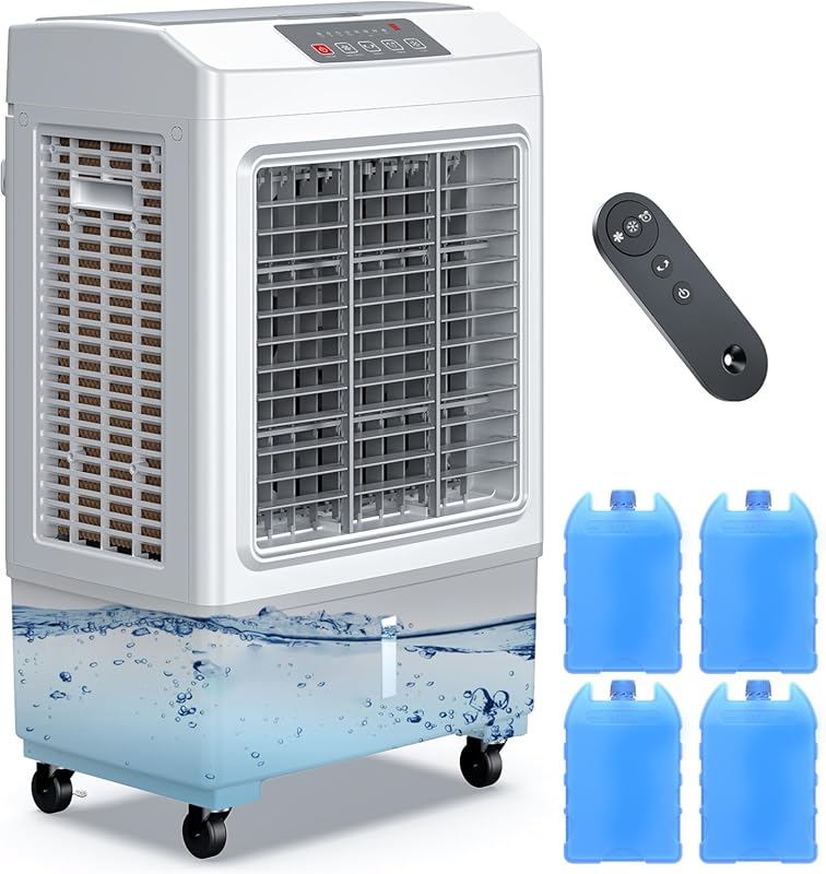 Large Windowless Portable Air Conditioner, 3 in 1 Evaporative Swamp Co