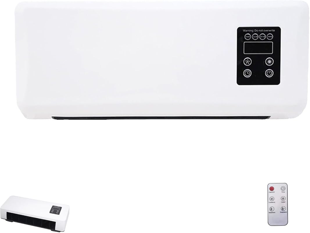 Mini Ductless Air Conditioner with Remote, Ideal for Bedrooms and Livi