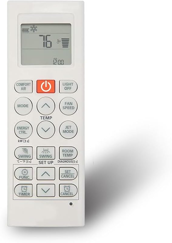 LG Mini Split Air Conditioner Remote Control for LSN240HEV2, LSN120HXV