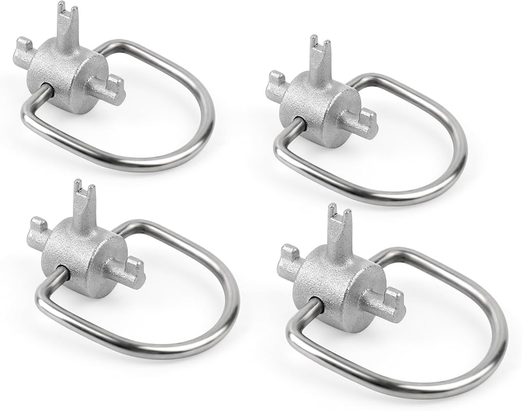 4pcs HVAC Key Tool for 410A and R22 Refrigerants, Locking Cap Key Mult