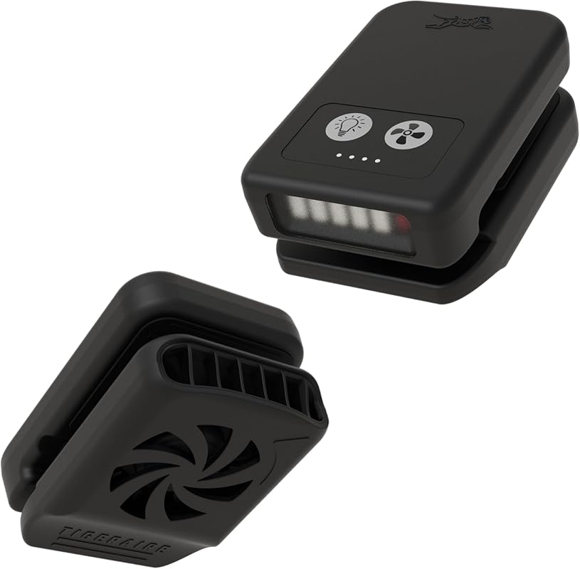 Tigeraire Breezy V3 Clip-On Hat Fan - Lightweight Personal Head Cooler