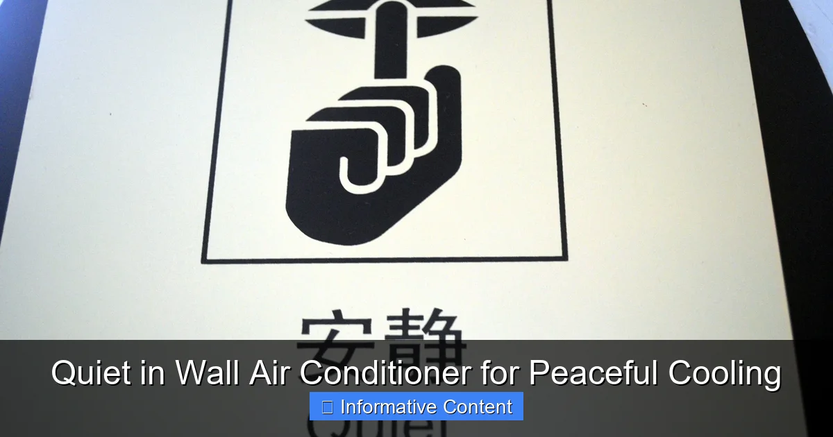 Quiet in Wall Air Conditioner for Peaceful Cooling