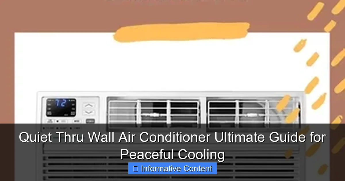 Quiet Thru Wall Air Conditioner Ultimate Guide for Peaceful Cooling