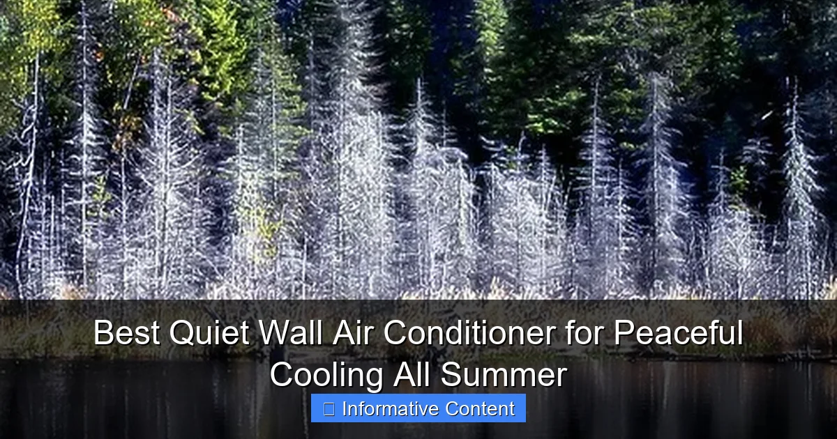Best Quiet Wall Air Conditioner for Peaceful Cooling All Summer