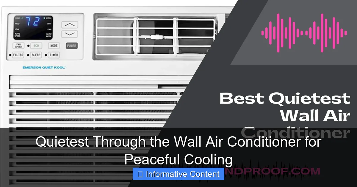 Quietest Through the Wall Air Conditioner for Peaceful Cooling