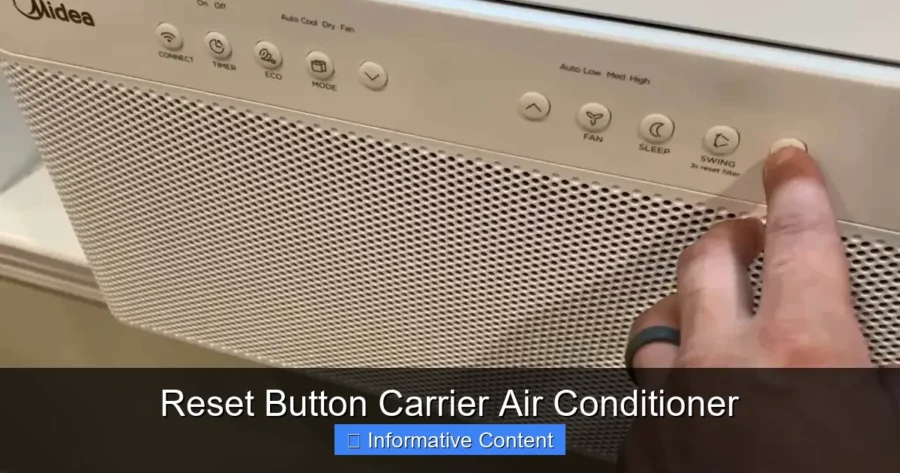 Reset Button Carrier Air Conditioner