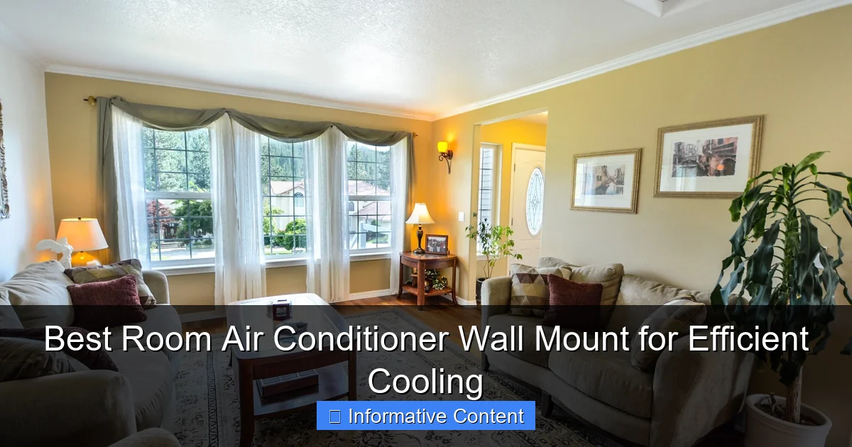 Best Room Air Conditioner Wall Mount for Efficient Cooling