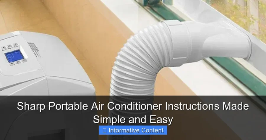 Sharp Portable Air Conditioner Instructions Made Simple and Easy