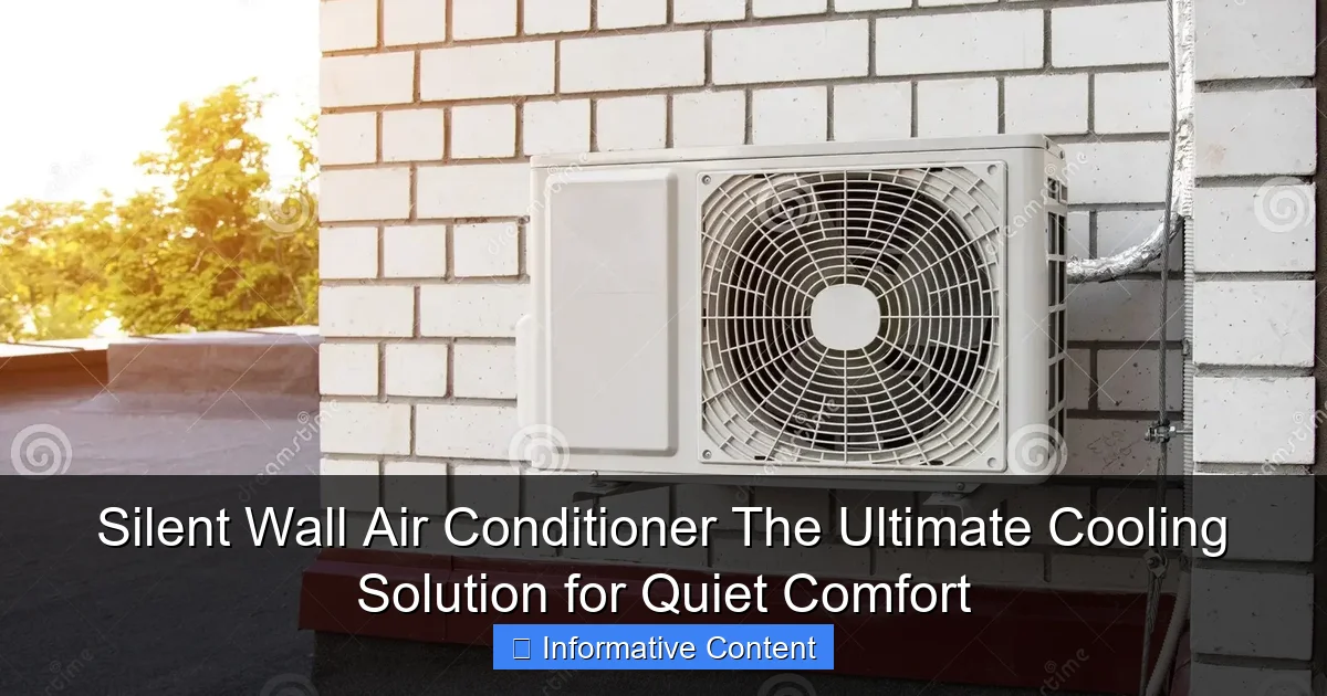 Silent Wall Air Conditioner The Ultimate Cooling Solution for Quiet Comfort