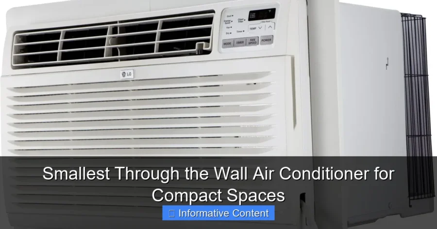Smallest Through the Wall Air Conditioner for Compact Spaces