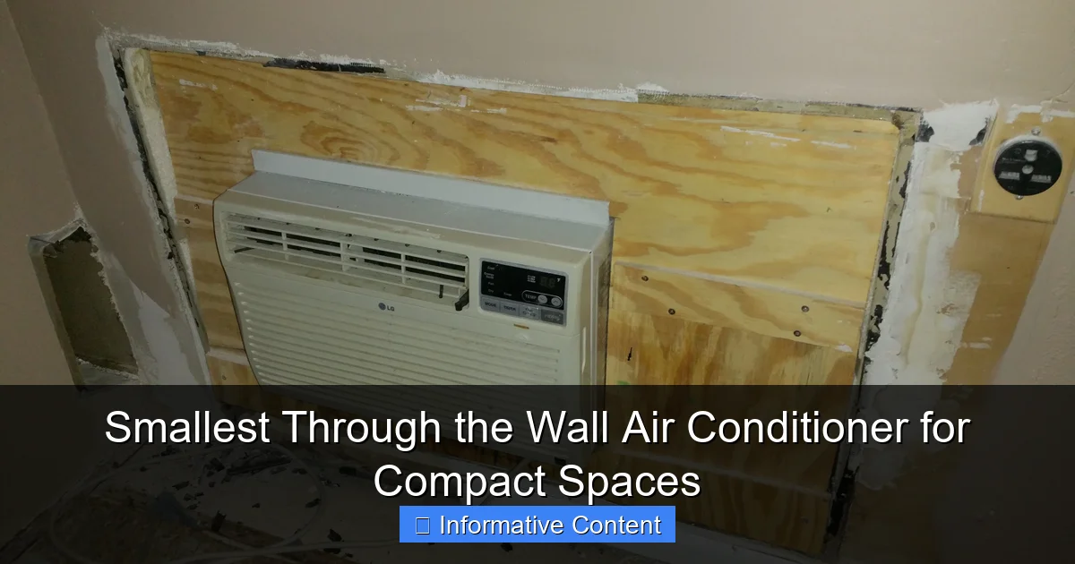 Smallest Through the Wall Air Conditioner for Compact Spaces