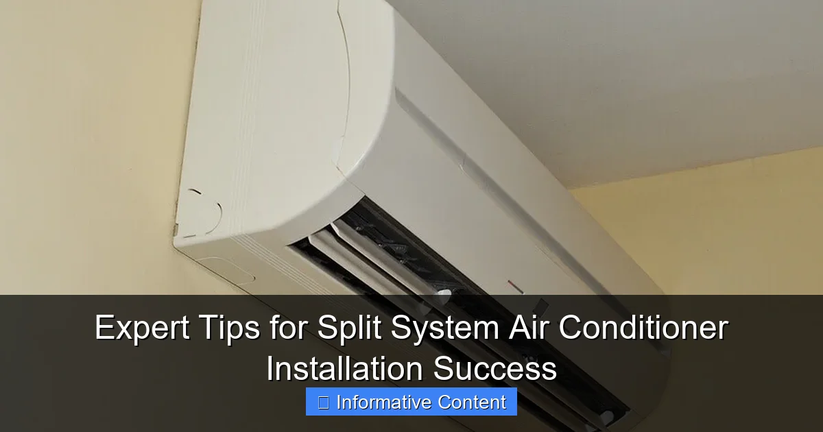 Expert Tips for Split System Air Conditioner Installation Success