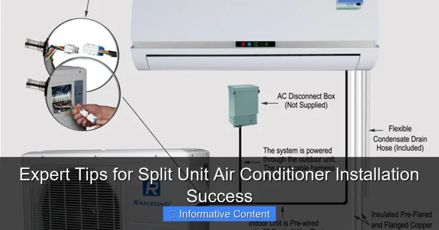 Expert Tips for Split Unit Air Conditioner Installation Success