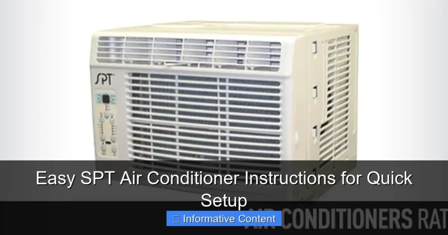 Easy SPT Air Conditioner Instructions for Quick Setup