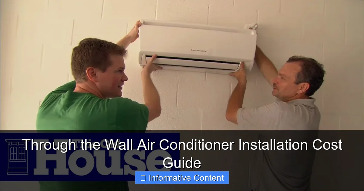 Through the Wall Air Conditioner Installation Cost Guide