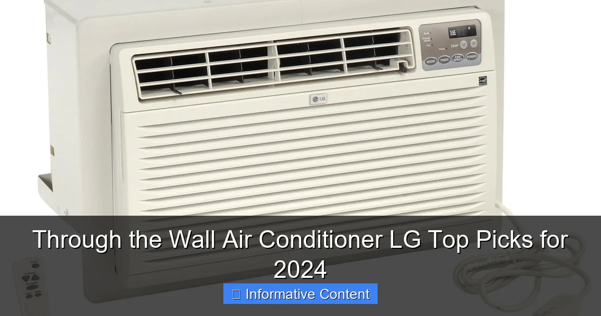Through the Wall Air Conditioner LG Top Picks for 2024