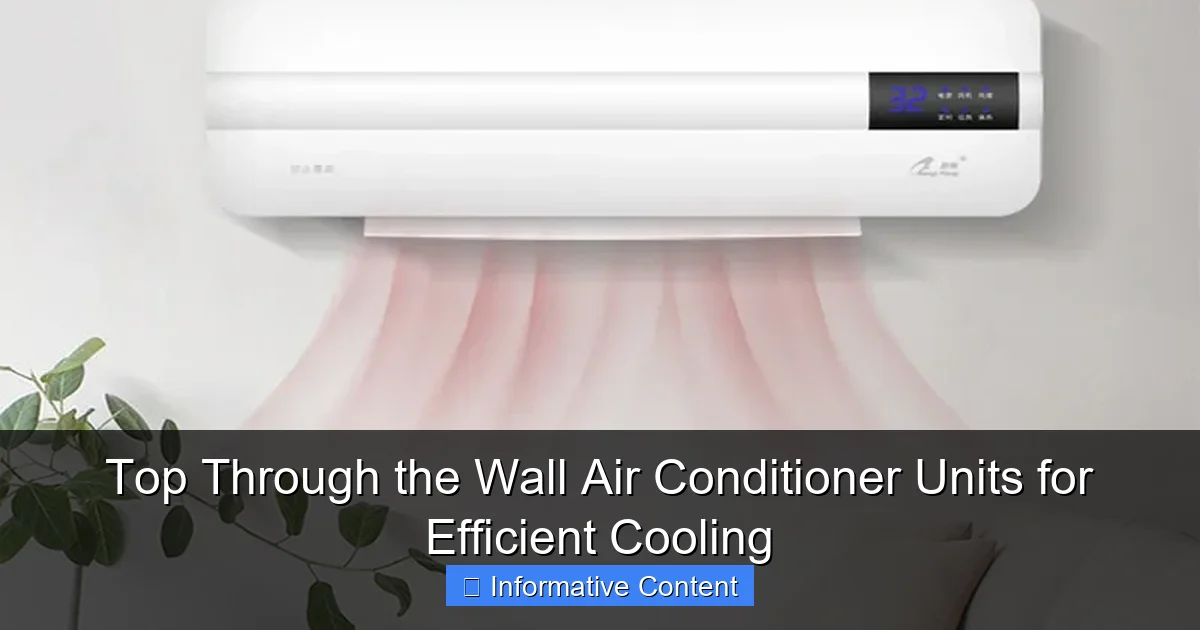Top Through the Wall Air Conditioner Units for Efficient Cooling