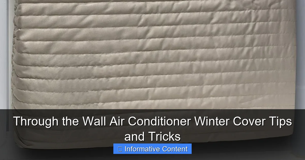 Through the Wall Air Conditioner Winter Cover Tips and Tricks