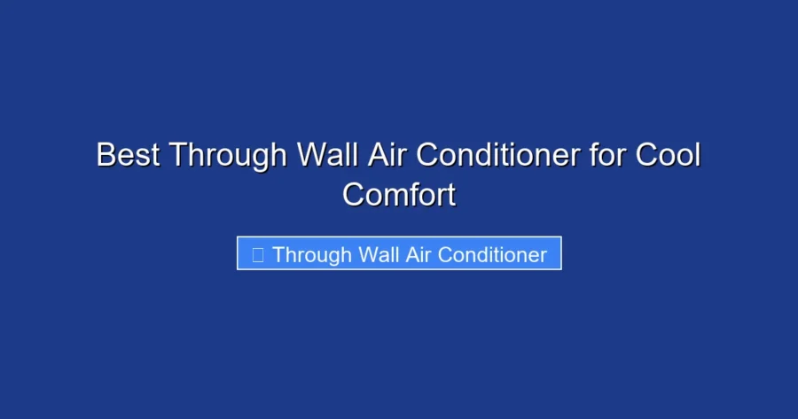 Best Through Wall Air Conditioner for Cool Comfort