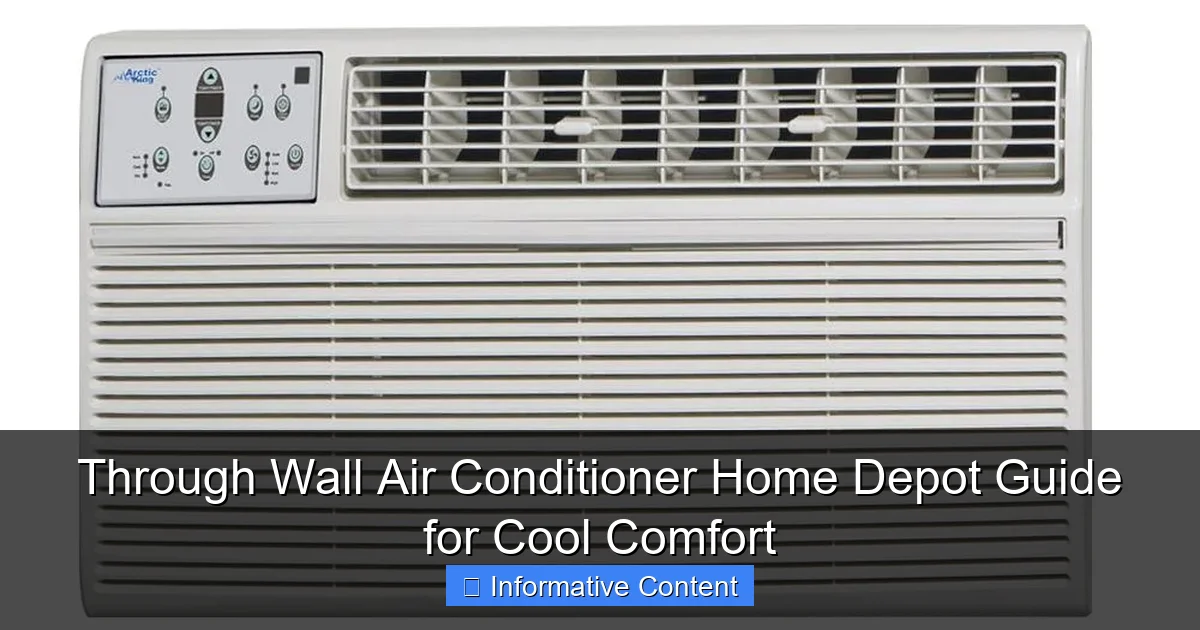 Through Wall Air Conditioner Home Depot Guide for Cool Comfort